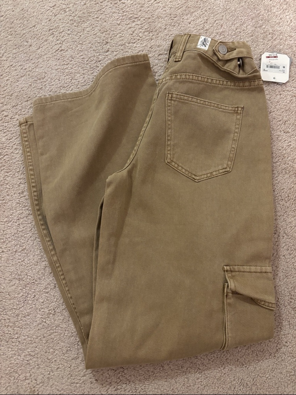 Altar'd State Women’s Cargo Pants in Tan